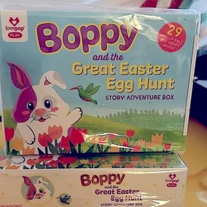 Boppy and the Great Easter Egg Hunt story adventure box. By LovePop.